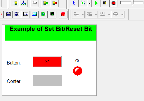 Example of SetBitReset Bit